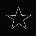 Figura 'stella' bianca LED product photo