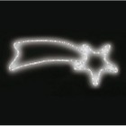 Luminaria figura stella cometa 125x53cm bianco chiaro product photo