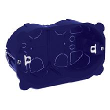 Scatola IP4X rettangolare per pareti cave 3 moduli per il S44 e S45 con profondita'ridotta IP4X product photo