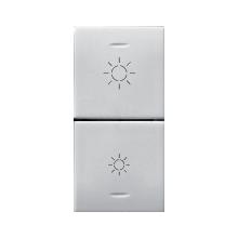 DUE MEZZI TASTI PER DIMMER IOT DOMUS 1 MOD. S44 product photo