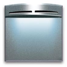 Segnagradino Led Blu. Allumia S44. colore Grigio Tech.  alimentazione 12/24/230V  2Mod. product photo