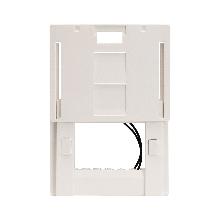 Supporto colore RAL 9010 per placche scivolo  con viti  3 Mod. product photo