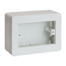 Scatola universale IP40 colore RAL 9010 per minicanali  3 Mod. product photo