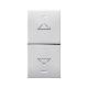 DUE MEZZI TASTI CON FRECCE PER COMMUTATORE IOT DOMUS 1 MOD. S44 product photo Photo 01 2XS