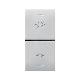 DUE MEZZI TASTI PER DIMMER IOT DOMUS 1 MOD. S44 product photo Photo 01 2XS
