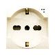 Presa schuko bipasso. Class S44. colore RAL 1013.  2P+T 10/16A 250V  finitura lucida  2 Mod. product photo Photo 01 2XS