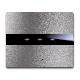 Placca Touch Alluminio S44. 3 comandi  colore alluminio naturale. 3 Mod. product photo Photo 01 2XS