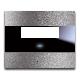 Placca Touch Alluminio S44. pulsante con targa portanome  colore alluminio naturale. 3 Mod. product photo Photo 01 2XS