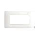 PLACCA TECNOPOLIMERO YOUNG S44. COLORE BIANCO OPACO  4 MOD. product photo Photo 01 2XS
