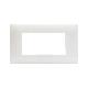 Placca Tecnopolimero Young S44. colore bianco totale  4 Mod. product photo Photo 01 2XS