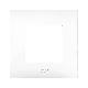 Placca Tecnopolimero Young S44. colore bianco  2 Mod. product photo Photo 01 2XS