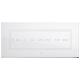 Placca Touch Vetro. S44 colore bianco 7 comandi. 7 Mod. product photo Photo 01 2XS