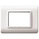 Placca tecnopolimero. S44 colore bianco  3 Mod. product photo Photo 01 2XS