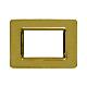 Placca tecnopolimero. S44 colore ottone lucido  3 Mod. product photo Photo 01 2XS