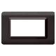 Placca tecnopolimero. S44 colore grigio scuro  4 Mod. product photo Photo 01 2XS