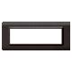 Placca tecnopolimero. S44 colore grigio scuro  7 Mod. product photo Photo 01 2XS