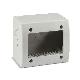Contenitore autoportante IP40. S44 colore RAL 7035 per minicanali  3 Mod. product photo Photo 01 2XS
