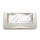 Placca autoportante stagna IP55 colore bianco RAL 9010  4 Mod. product photo Photo 01 2XS