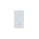 Pulsante RAL S45. colore bianco RAL7035. 1P 10A  finitura lucida  1 Mod. product photo Photo 01 2XS