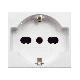 Presa schuko bipasso Banquise S45.  2P+T 10/16A  colore RAL 9016  2 Mod. product photo Photo 01 2XS