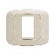 Placca Yes S45. singola per scatola tonda o quadrata colore bianco blanc con cornice colore bianco blanc 1 Mod. product photo Photo 01 2XS