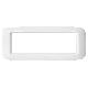 Placca in tecnopolimero per scatola rettangolare 6 Mod. colore bianco banquise product photo Photo 01 2XS