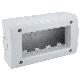 Contenitore autoportanti per tubo IP40 S45. RAL7035 4 Mod. product photo Photo 01 2XS