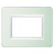 Placca Paersonal S44, colore celeste - con cornicetta - 3 Mod. product photo Photo 01 2XS