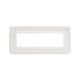 Placca Paersonal S44, colore bianco lucido - con cornicetta - 7 Mod. product photo Photo 01 2XS