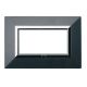 Placca Zama, S44 colore grigio scuro, con cornicetta - 4 Mod. product photo Photo 01 2XS
