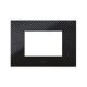 Placca Tecnopolimero Young S44, colore carbon scuro 3D - 3 Mod. product photo Photo 01 2XS