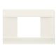 Placca Ral S45, lucida in tecnopolimero colore bianco banquise 2 Mod. product photo Photo 01 2XS
