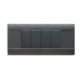 Placca Ral S45, sabbiata in tecnopolimero colore grigio noir 6 Mod. product photo Photo 01 2XS