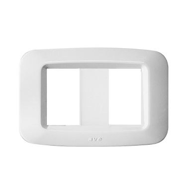 Placca in tecnopolimero per scatola rettangolare 2 Mod. separati colore bianco banquise product photo Photo 01 3XL