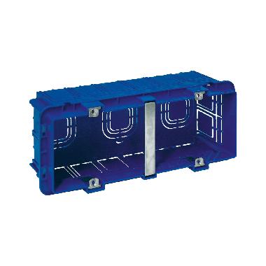 Scatola rettangolare da incasso con dimensioni maggiorate  6 moduli per S44 e S45 product photo Photo 01 3XL