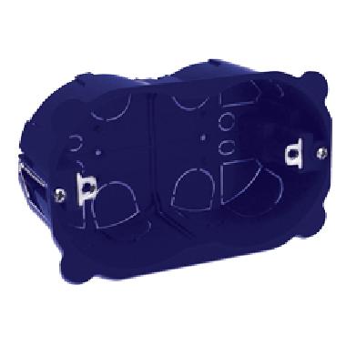 Scatola IP4X rettangolare per pareti cave 3 moduli per il S44 e S45 con profondita'ridotta IP4X product photo Photo 01 3XL