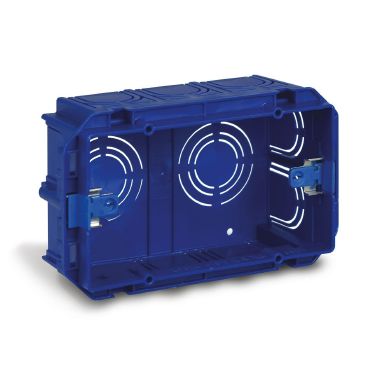 Scatola rettangolare da incasso per pareti in muratura 3 e 4 moduli   Interasse viti 83.5 mm  108.5 mm product photo Photo 01 3XL