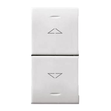 Commutatore stabile. Domus S44. colore RAL 9010. 1P 10AX 250V  finitura lucida  1 Mod. product photo Photo 01 3XL