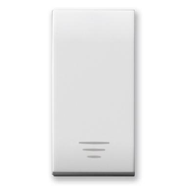 Tasto con gemma per pulsanti Domus S44. colore RAL 9010  finitura lucida  1 Mod. product photo Photo 01 3XL