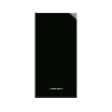 Interruttore con gemma. Life S44. colore Nero. 1P 16AX illuminabile  finitura lucida  1 Mod. product photo Photo 01 3XL