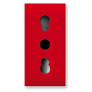 Presa bipasso Rossa S44. 2P+T 10/16A 250V  finitura lucida  1 Mod. product photo Photo 01 3XL