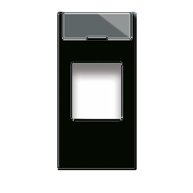 Adattatore per connettori RJ45. Life S44 colore Nero  finitura lucida  1 Mod. product photo Photo 01 3XL