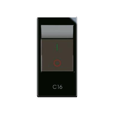 Interruttore automatico. Life S44. colore Nero. 1P+N 16A 3kA 250v finitura lucida  1 Mod. product photo Photo 01 3XL