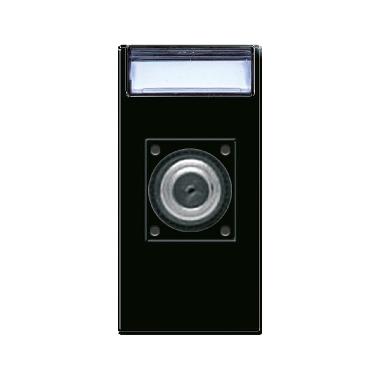 Presa TV/SAT femmina tipo F. Life S44. colore Nero finitura lucida  1 Mod. product photo Photo 01 3XL