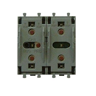 Comando con 4 pulsanti e attuatore integrato per 2 Luci o 1 Tapparella  AVEbus  Life  2 Mod. S44 product photo Photo 01 3XL