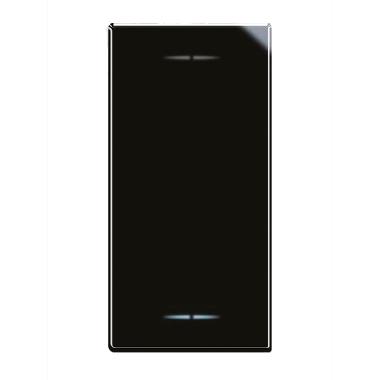 Tasto liscio Life. S44. colore Nero  finitura lucida  1 Mod. product photo Photo 01 3XL