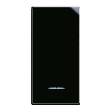 Tasto con gemma per pulsanti Life S44. colore Nero  finitura lucida  1 Mod. product photo Photo 01 3XL
