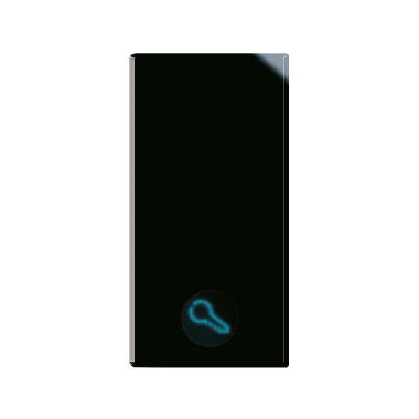 Tasto simbolo Chiave Life S44. colore Nero  finitura lucida  1 Mod. product photo Photo 01 3XL