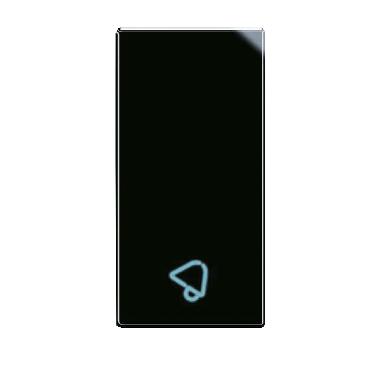 Tasto simbolo Suoneria Life S44. colore Nero  finitura lucida  1 Mod. product photo Photo 01 3XL