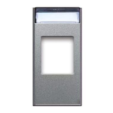Adattatore per connettori RJ45. Allumia S44 colore Grigio Tech  finitura lucida  1 Mod. product photo Photo 01 3XL